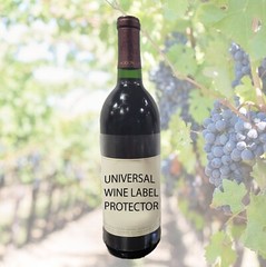 Wine Bottle Label Skin Protect Shield Film for750ml Standard Cab&Pinot x 20pcs
