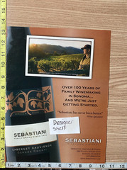 Sebastiani Cabernet Wines 2008 Print Advertisement