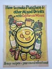 Vtg Lot Of 2 Booklets :How to Cook With California Wines: 81 Secrets / Recipes