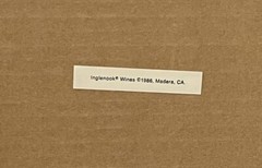 Vintage 1986 Inglenook Winery Wooden Framed Smoked Mirror Bar Sign 19”X15”