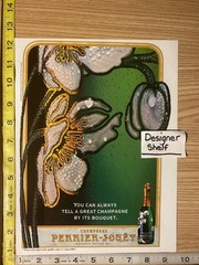 Perrier Jouet Champagne Alcohol Bottle Scene Print Advertisement