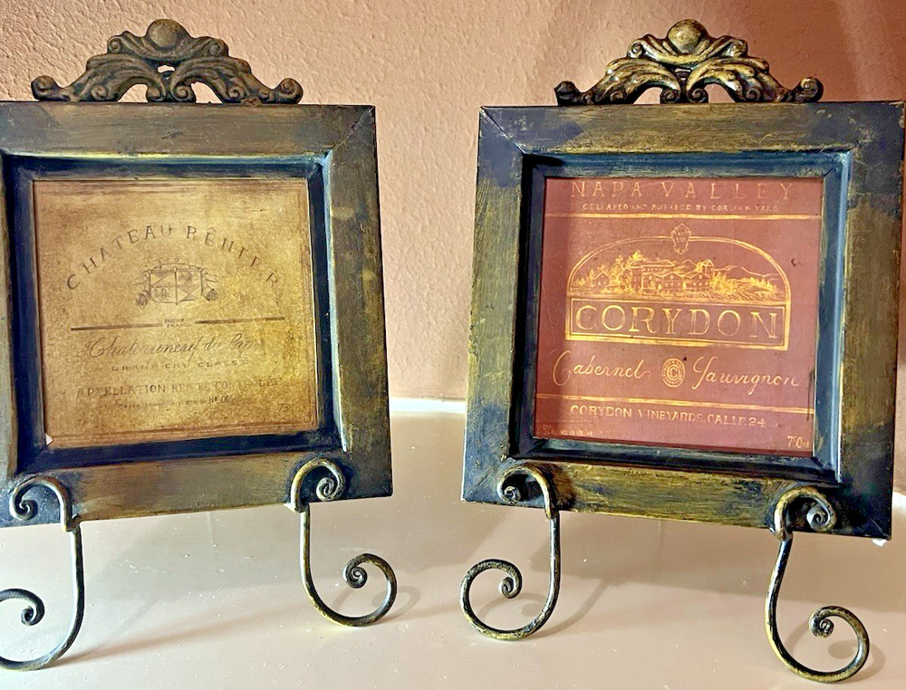 WINERY FREE STANDING SIGN ADVERTISING 8 X 8 “ lot of 2