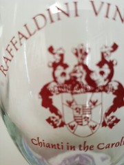 RAFFALDINI VINEYARDS Branded Wine Glass « Chianti in the Carolinas » (NC)