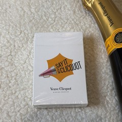 Veuve Clicquot Say It With Clicquot Luxury Playing Cards Rare NEW Sealed