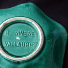 PRADEL Cotes De Provence Wine Adv Ashtray France Green