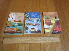 LOT of Retro Taylor Wine Cookbooks Vtg Hammondsport NY Recipes 1960s FREE SHIP