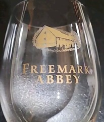 Vintage Freemark Abbey Winery wine glass St. Helena California 8&Prime; 1967-1992