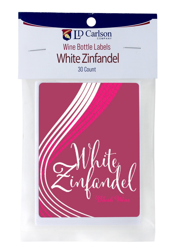 White Zinfandel Wine Labels