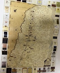 Napa Valley Winery Trail VTG Expedition Poster 18×24&Prime; California Vineyard Map