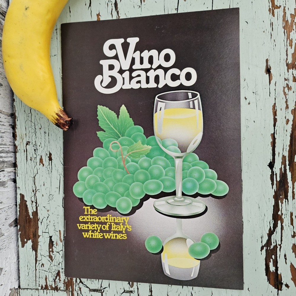 Vintage Vino Blanco Italian Wine Center 1982 Product Booklet