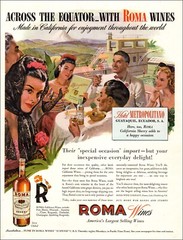 1944 WW 2 beverage AD ROMA California Wines Hotel Metropolitano Ecuador 061222