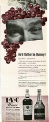 1943 I.V.C. Wines Port Sherry Purple Grapes Vintage Print Ad
