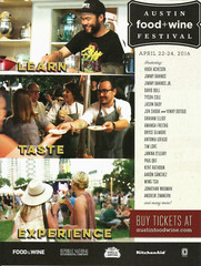 2016 Austin Food & Wine Festival Texas April 22-24 Print AD Advertisement