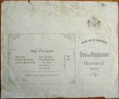 Champagne Printer/Lithographer Proof Archive Group 1890s Labels- Epernay, France