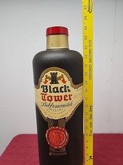 RARE Vintage Black Tower Liebfraumilch Display Bottle 26&Prime; Tall 1967 Germany