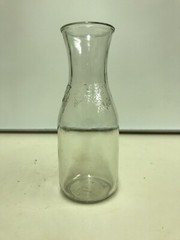 JFJ Winery Wine Carafe 24.5 Ounce F-965 Embossed Grapes Design Ceres California