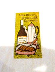 Ceremony Brandy vintage 1960s pamphlet