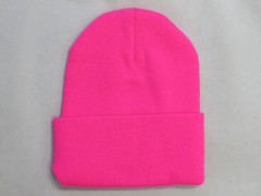 Hot Pink DOOR 44 WINERY (Door County) Pull Over Wool cap (One Size Fits All)