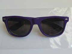 OFFICIAL NEW BAREFOOT PROMO SUNGLASSES NFL SPONSOR PRIDE PURPLE WAYFARER WINE