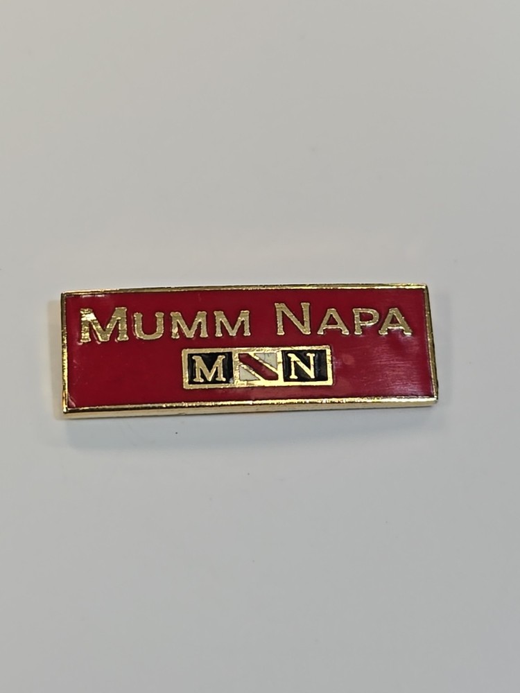 Mumm Napa Souvenir Lapel Pin Winery Rutherford California