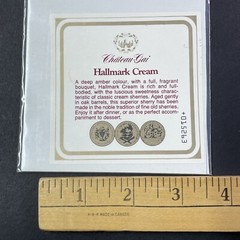 Vintage 1970s Chateau-Gai Hallmark Cream UNUSED Paper Label Niagara Q2159