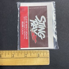 Vintage 1960s Sting Ray Clear Malt Liquor UNUSED Paper Label Wilkes-Barre Q1986