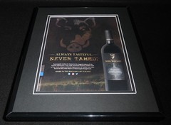 2016 Sassoregale Sangiovese Wine Framed 11×14 ORIGINAL Advertisement