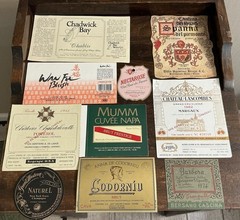 Vintage Wine Labels Lot 10 Chateau Lascombes 1982 Mumm Codorniu Pomerol NOS