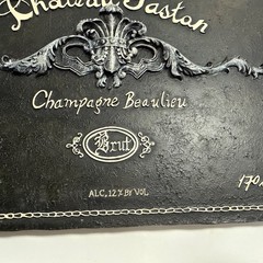 Black Chateau Gaston Champagne Beaulieu Plaque 🔥🍾