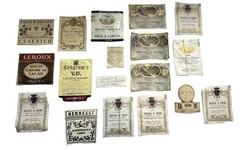 Vintage Wine & Liquor Bottle Labels Lot 1900s France Napa Cognac Hennessy (20+)