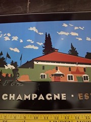 Korbel Champagne EST 1886 Metal Tin Sign 2007 Korbel & Bros Man Cave Bar Pub