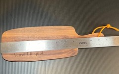Veuve Clicquot Champagne – Wood Charcuterie Cutting Board – Small – New