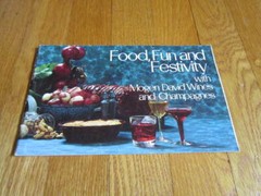 Vtg Mogen David Wine Champagne Cookbook Cherry Pancakes, Salmon Rose, Wine Glaze