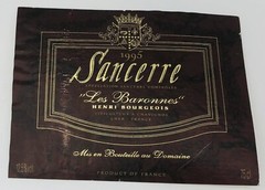 Sancerre Les Baronnes 1995- Vintage Wine Labels