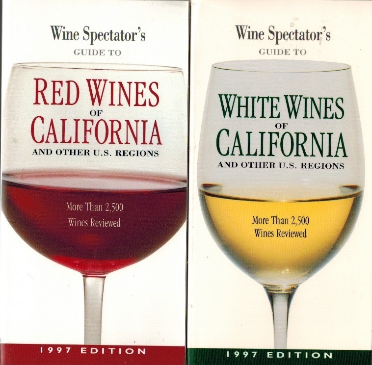 2 Books: Red and White Wines of California, American Vineyards Wine Guides
