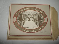Vintage California Wineries Calendar 1976 Sebastian Titus