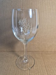 Oliver Winery Clear Wine Glass Bloomington Indiana 7&Prime;×2.5&Prime;×2 Bar Barware Homebar
