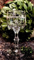 Vintage Set of (4) CHRISTIAN BROTHERS Wine Glasses 4 oz Napa Valley ~ PRISTINE!