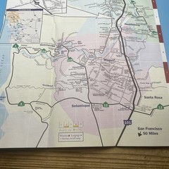 Russian Road Wine Road The Wine Country Map 2007/08