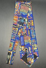 Tessera Winery California Mosaic Tile Design 100% Silk Necktie – New