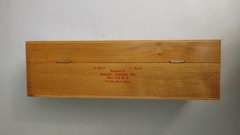 Vintage Carlos I Brandy Pedro Domecq Wood Box Bottle Holder Keepsake BOX ONLY
