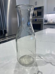 Clear Glass Grape Embossed Wine Carafe – JFJ Winery, Ceres California