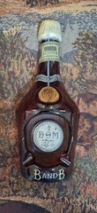 Julius Wile Sons & Co. New York Advertising Brown Glass Liqueur Bottle Ashtray