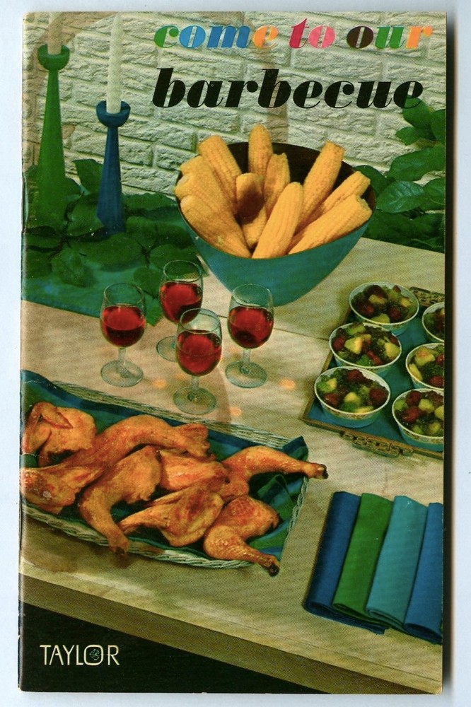 Vintage 1960s TAYLOR WINES « Come to Our BARBECUE » Advertising RECIPE Booklet!