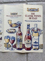 Ruffino The Classic Wines Of Italy Wine Recipes Brochure Advertising