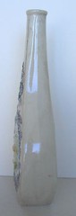 1964 CHERUB CAMEO VASE MARBLE LOOK SERCHI WINE DECANTER MADE IN ITALY
