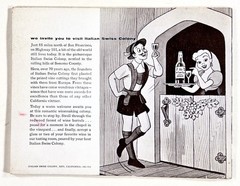 1960s ITALIAN SWISS COLONY « More Fun When You Entertain! » recipes MID-CENTURY