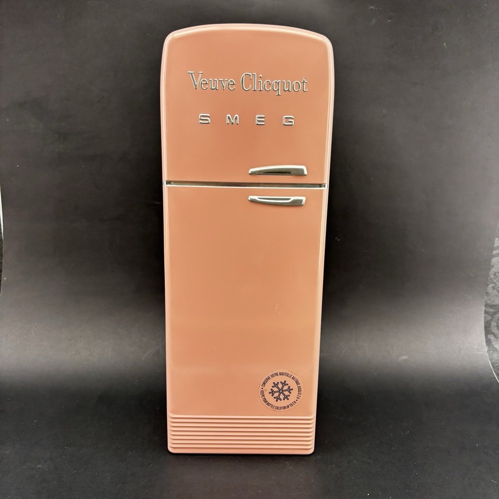 VEUVE CLICQUOT SMED Pink Rose Champagne Refrigerator Wine Bottle Holder France