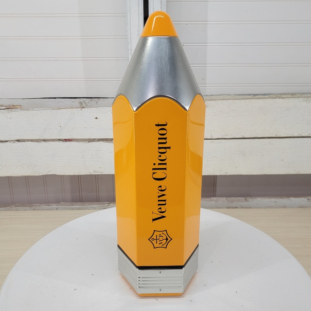 Veuve Clicquot Oversized Pencil Display 14” Champagne Bar Decor Advertising