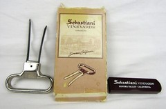 Vintage Sebastiani Vineyards Wine Puller w/ Original Box